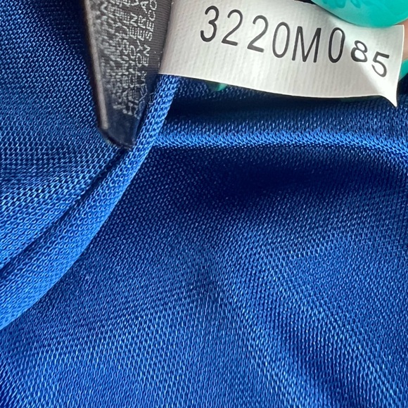 Tahari Arthur S Levine Elegant Cobalt Blue Office Workwear Career Dress Sz 12 - Picture 11 of 11